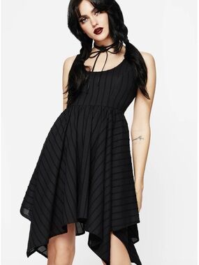 Disturbia Blythe Handkerchief Hem Mini Dress